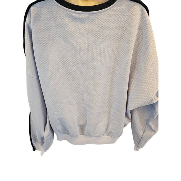adidas Originals Helsinki Crew-Neck Sweatshirt US M fleece lined Batwing Sweater - Picture 5 of 11